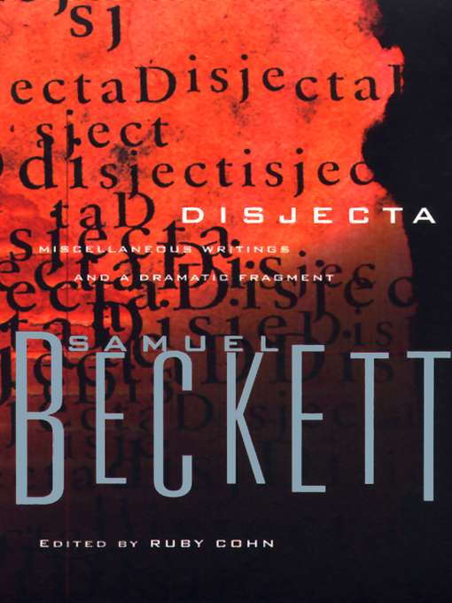 Title details for Disjecta by Samuel Beckett - Wait list